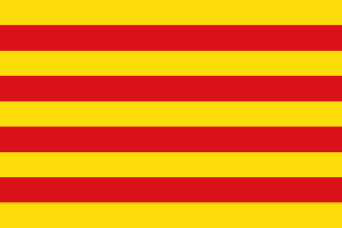 Flaga Katalonii